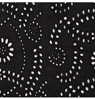 Bombažni rišelje | črna | 100%CO