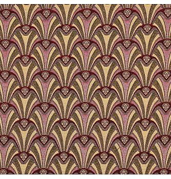Žakard Art Deco | stara roza | 80%PL / 20%CO