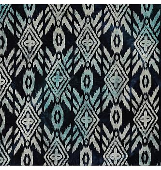 Viskozna tkanina Batik | temnomodra | 100%VI