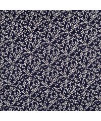 Hemmers Poplin Božična stebelca | metalik | temnomodra | 100%CO 209558.5026