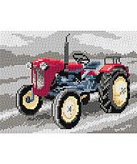 ORCHIDEA Gobelin Traktor | 18x24 cm 3570F