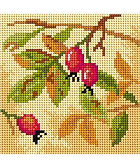 ORCHIDEA Gobelin Jesenski šipek | 15x15cm 3544D