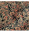 Batist batik Ornamenti | črna | 100%CO