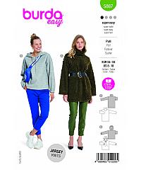 BURDA Kroj Puli in hoodie 5867