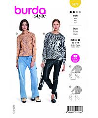 BURDA Kroj Bluza z romantičnimi detajli 5878