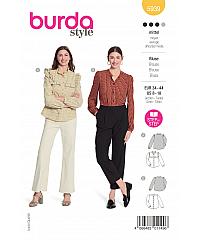 BURDA Kroj Bluza z nabranimi rokavi 5939