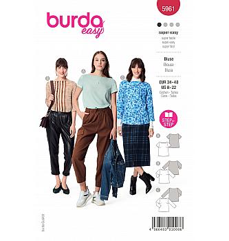 Kroj Preprosta bluza z ladijskim izrezom