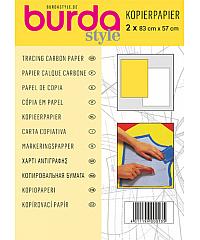 BURDA Kopirni papir BURDA | bele in rumene barve | 83x57cm | 2 kos 501030