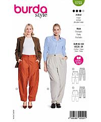 BURDA Kroj Hlače v cargo stilu 5703