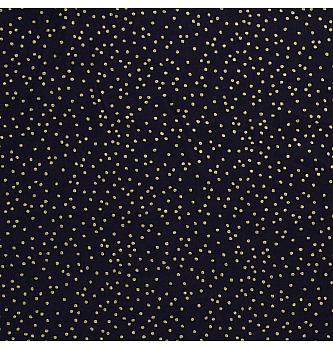 Poplin Božične pike | metalik | modra | 100%CO