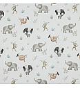 Poplin Safari | krem | digitalni tisk | 100%CO