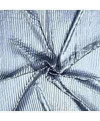 Ltex Šifon Plisé lamé | srebrna | 100%PL 70914.070