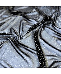 Ltex Šifon Bleščeče pikice | črna | 100%PL 70987.069