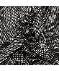 Ltex Mrežica Lamé kockice | črna/srebrna | 100%PL 70901.070