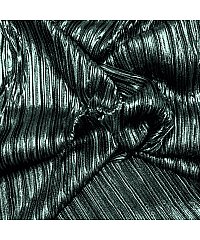 Ltex Saten Lamé plisé | metalik zelena | 100%PL 80509.025