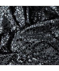 Ltex Mrežica Žametni leopard | črna/srebrna | 68%PL / 24%PA / 8% EL 80179.069
