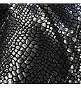 Pliš Svetleči krokodil | črna | 92%PL / 8% EL