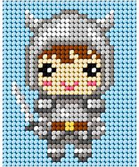 ORCHIDEA Gobelin set Vitez | 17x20,5cm 9795