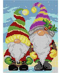 ORCHIDEA Gobelin Božična škratka | 18x24cm 3591F