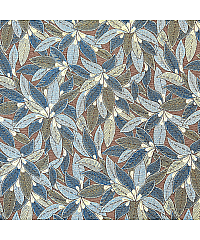 Can Žakard Rastlinje | turkizna | 80%PL / 20%CO 193137