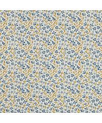 Verhees Poplin Romantično cvetje | modra | 100%CO 06972.012