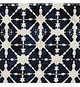 Poplin Batik geometrija | ročna batik tehnika | temnomodra | 100%CO