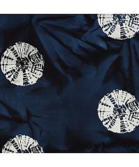 Verhees Poplin Batik krogi | ročna batik tehnika | temnomodra | 100%CO 03931.002