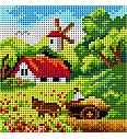 Gobelin set Na kmetiji je lepo | 13,5 x 13,5cm