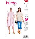 Kroj Obleka in bluza s sprednjo gubo