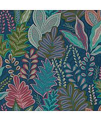 QT Panama Art botanika | petrolej | 80%CO / 20%PL DC3004.251