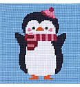 Gobelin set Pingvin | 15x15cm