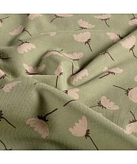 Nooteboom Jersey Cvetki | olivna | 95%CO / 5%EL 26653.026