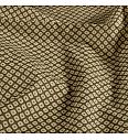 Poplin Drobna geometrija | olivna | 100%CO
