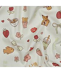 Verhees Poplin Matcha | krem | 100%CO 02004.001
