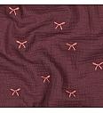 Tetra Vezene mašnice | bordo | 100%CO