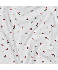 Verhees GOTS jersey Mini cvetke | digitalni tisk | bela | 95%CO / 5%EL 02183.011