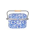Škatla za šivalni pribor | 37x25,5x19,5cm | Delft Blue
