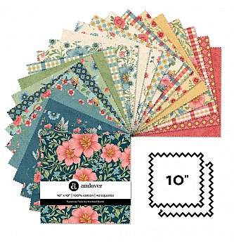 Patchwork blago - 10 inch square | 110cm