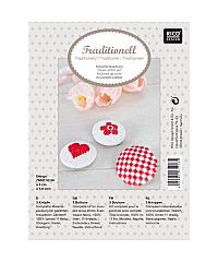 RICO Design Komplet GUMBI: srček, rožica in karo 79097.52.00