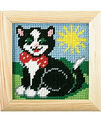 ORCHIDEA Gobelin set Muca s pentljo | 13x13cm 1497