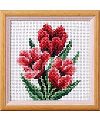 ORCHIDEA Gobelin set Tulipani | križni vbod 11x11cm 7517