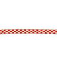 Okrasni trak | 141 | natur z rdečimi kvadri | 11mm x 2m