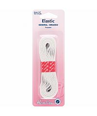 HEMLINE Elastika | 6mm x 5m | bela 620.6