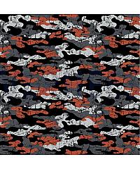 Verhees Futer Kamuflaža | crna/narandžasta | 95%CO / 5%EL 08342.011