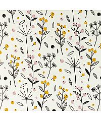 KH Group Puplin Šumske bobice | oker/roze | 100%CO S1052-183533