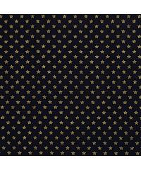 Nooteboom Puplin Božićne zvezdice | metalik | tamnoplava | 100%CO 20704.008