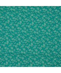 Hemmers Puplin Cvetići i listići | tirkizna | 100%CO 201134.3006