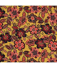 Nooteboom Saten Velvet Cvetni | oker | 100%PL 24027.034