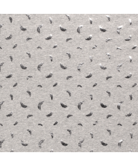 Nooteboom Perje | metallic | srebrno na svetlo sivom | 96%CO / 4%EL 18168.063