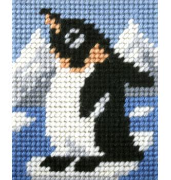 Goblen set Pingvin na ledu | 17x20,5cm